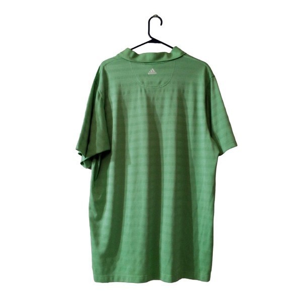 Adidas Men's Mint Green Polo Ribbed  No Size Measurements In  Pics Measures XL - Picture 3 of 15